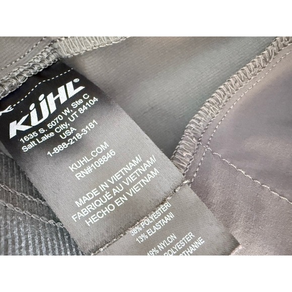 Kühl Navigatr Pants Mens 38x30 Gray Lightweight Hiking Stretch UPF 50+ Gorpcore - Picture 6 of 7